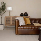 LH Home Channel Sofa - Camel Brown