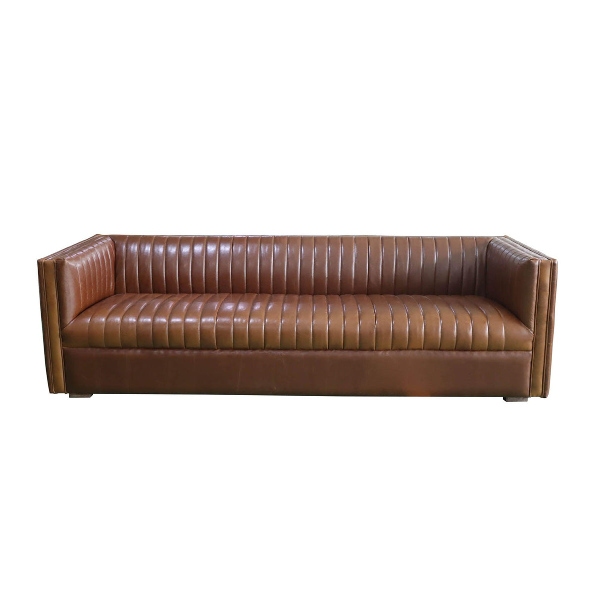 LH Home Channel Sofa - Camel Brown