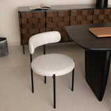 LH Home Cleo Dining Chair - Macadamia Travertine