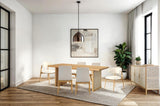 LH Home Milo Dining Chair - Savile Flax (TH)