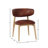 LH Home Milo Dining Chair - Tobacco (TH)