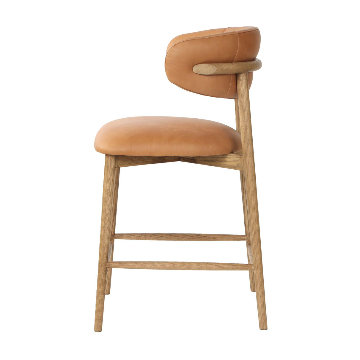 LH Home Milo Counter Stool - Hazelnut (TH)
