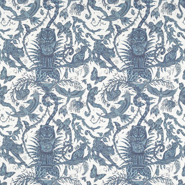 Clarke & Clarke BOSQUE DREAMS JACQUARD INK Drapery Fabric