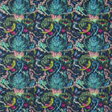 Clarke & Clarke BOSQUE DREAMS VELVET NAVY Upholstery Fabric