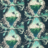 Clarke & Clarke HIGHLANDIA VELVET MARINE Upholstery Fabric