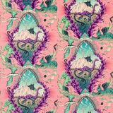 Clarke & Clarke HIGHLANDIA VELVET PINK Upholstery Fabric