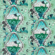 Clarke & Clarke HIGHLANDIA VELVET SAGE Upholstery Fabric