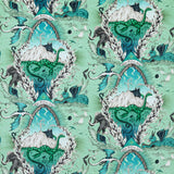 Clarke & Clarke HIGHLANDIA VELVET SAGE Upholstery Fabric