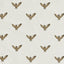 Clarke & Clarke OWL OF ATHENA GOLD EMBROIDERY Upholstery Fabric