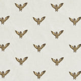 Clarke & Clarke OWL OF ATHENA GOLD EMBROIDERY Upholstery Fabric