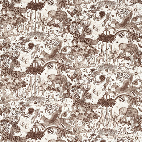 Clarke & Clarke PARADISE LOST SEPIA Upholstery Fabric