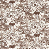 Clarke & Clarke PARADISE LOST SEPIA Upholstery Fabric
