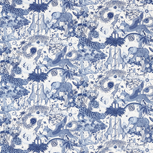 Clarke & Clarke PARADISE LOST INK Upholstery Fabric