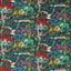 Clarke & Clarke PARADISE LOST VELVET TEAL Upholstery Fabric