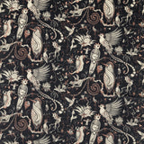 Clarke & Clarke QUETZAL VELVET CHARCOAL Upholstery Fabric