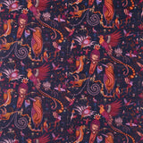 Clarke & Clarke QUETZAL VELVET VIOLET Upholstery Fabric