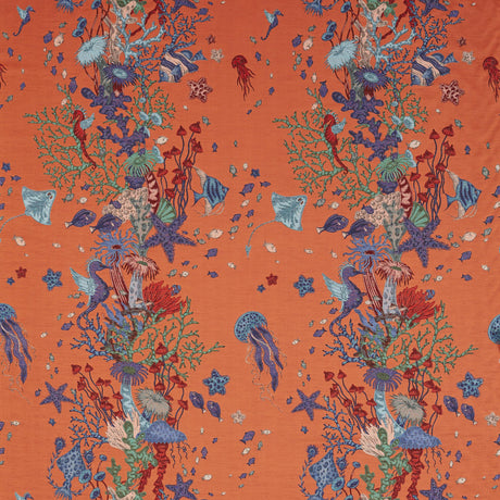 Clarke & Clarke SEAFOREST JACQUARD PEACH Drapery Fabric