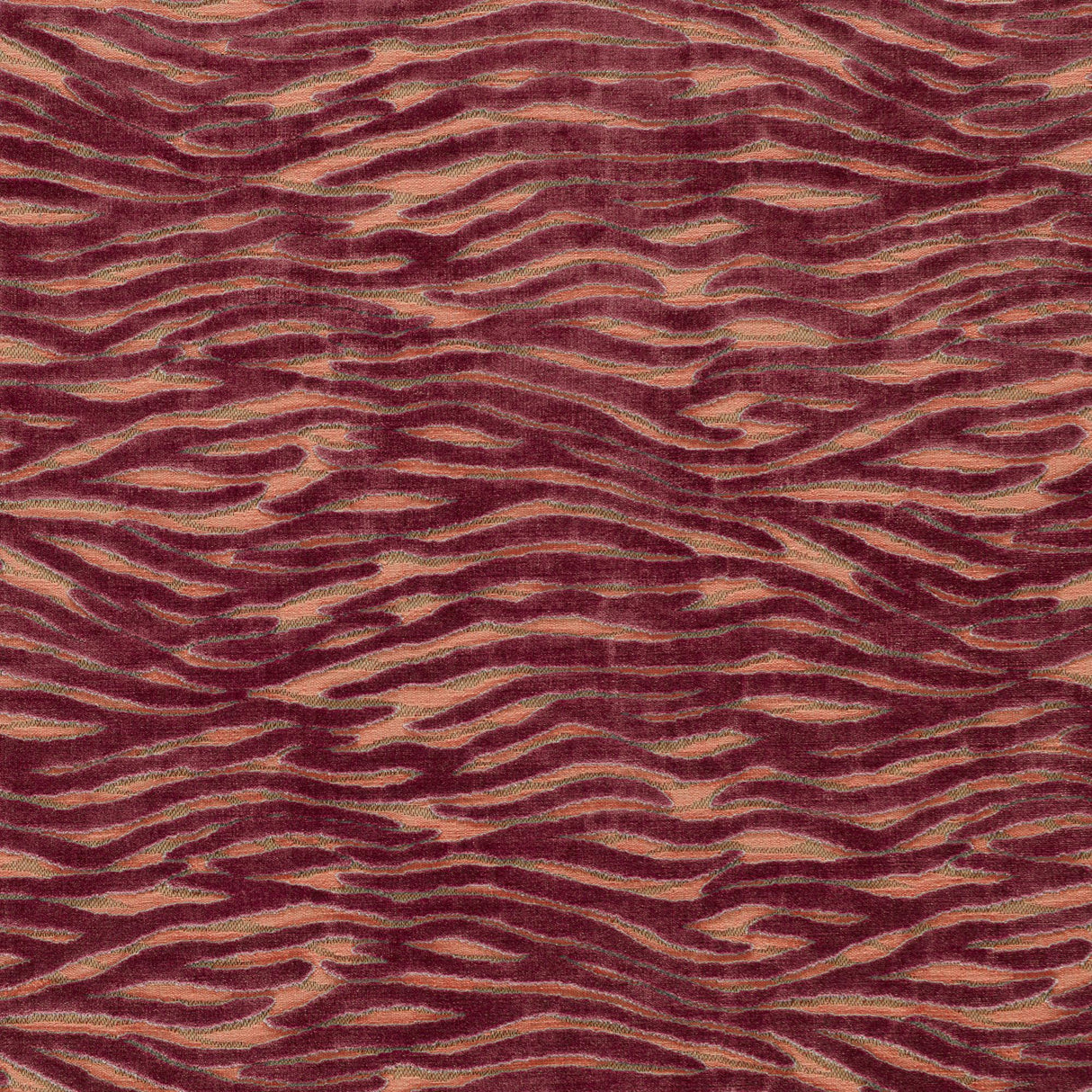 Clarke & Clarke WILDSTRIPE CORAL Upholstery Fabric