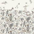 Clarke & Clarke CLOUD FOREST/IVORY WP Wallpaper