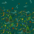Clarke & Clarke CLOUD FOREST/TEAL WP Wallpaper
