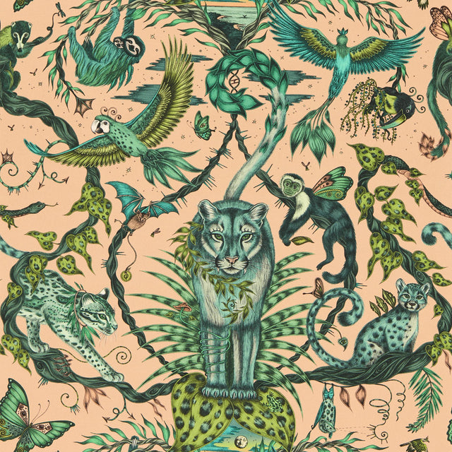 Clarke & Clarke BOSQUE DREAMS PINK WP Wallpaper