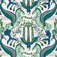 Clarke & Clarke ODYSSEY MYTHOS OLIVE WP Wallpaper