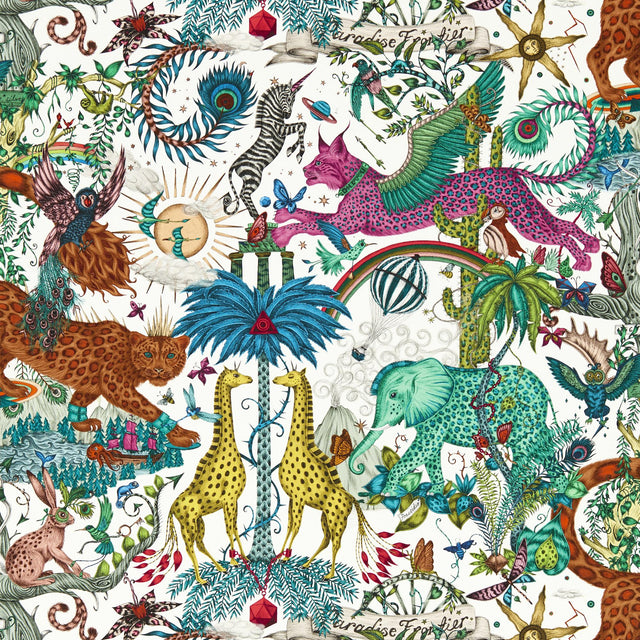 Clarke & Clarke PARADISE LOST IVORY WP Wallpaper