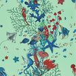 Clarke & Clarke SEAFOREST AQUA WP Wallpaper