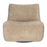 NOIR Mcclain Swivel Chair Camel Fabric