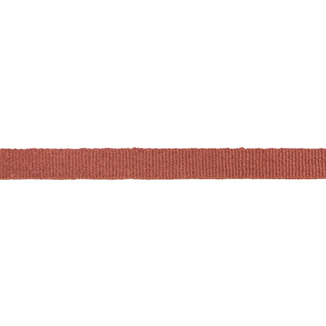 Schumacher Terracotta Mathias Linen Tape Narrow