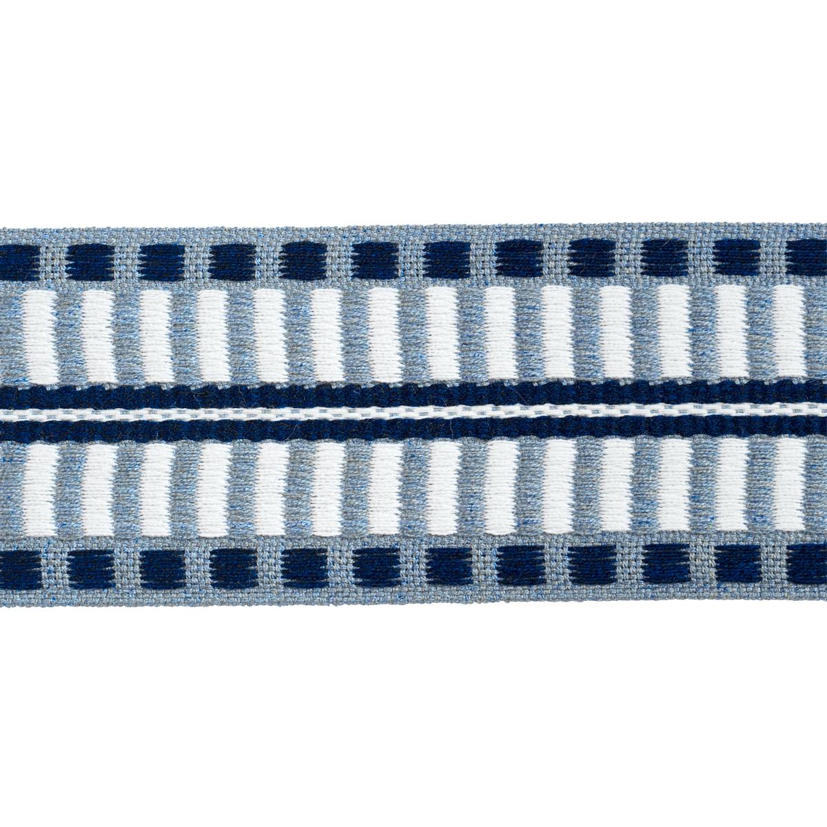 Schumacher Navy Jacobsen Tape Indoor/Outdoor – DecoratorsBest