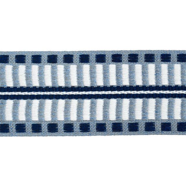 Schumacher Navy Jacobsen Tape Indoor/Outdoor