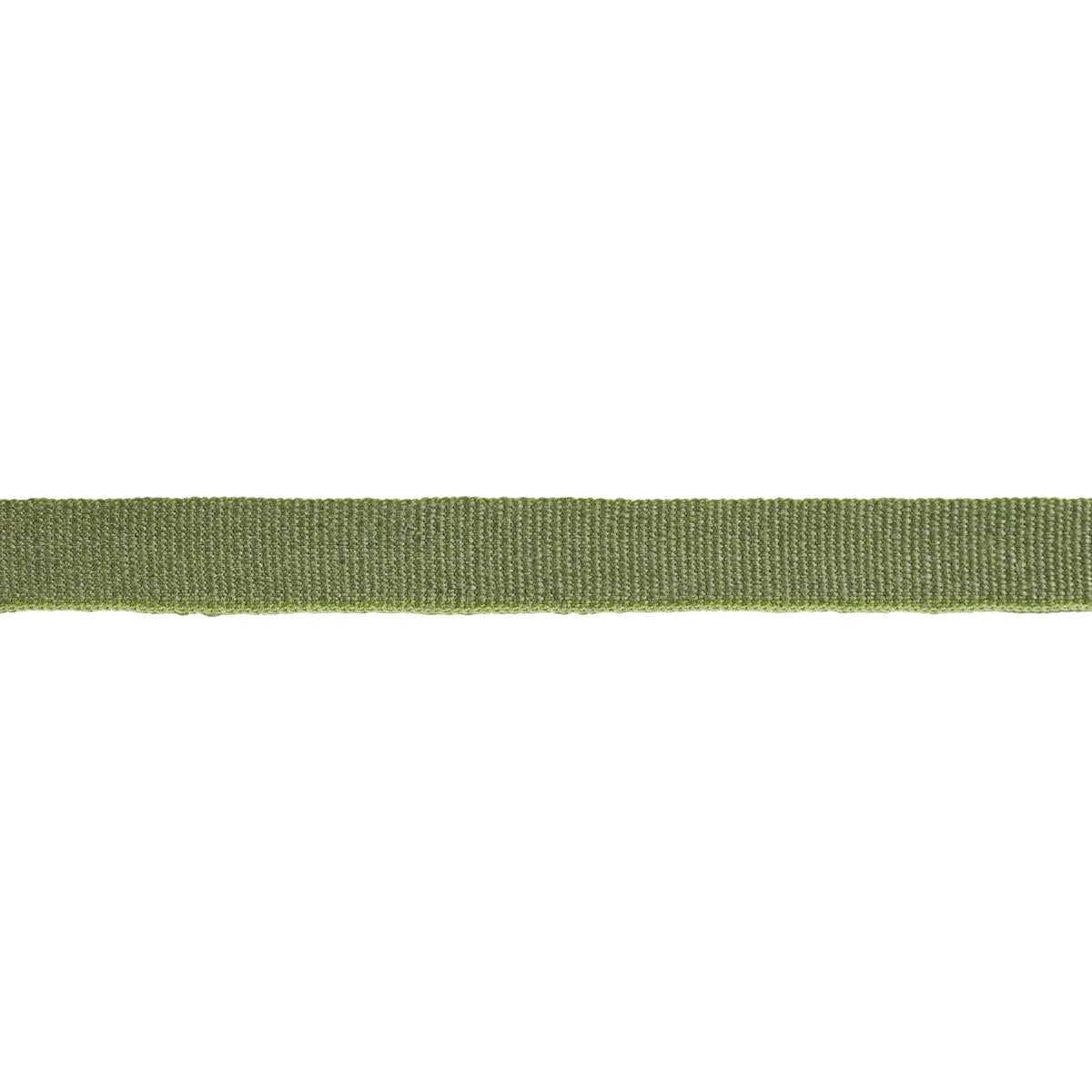 Schumacher Olive Mathias Linen Tape Narrow