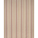 Schumacher Wellington Stripe Multi On Pecan Fabric