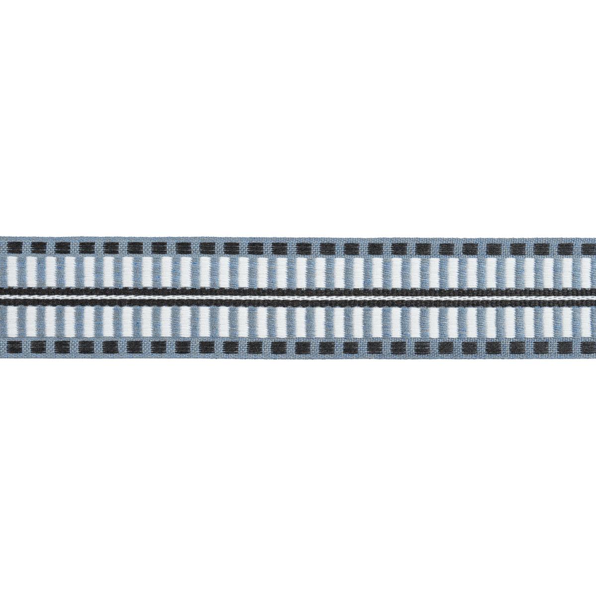 Schumacher Slate Jacobsen Tape Indoor/Outdoor