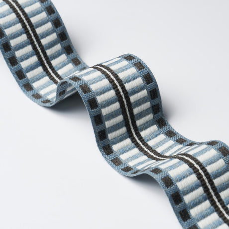 Schumacher Slate Jacobsen Tape Indoor/Outdoor