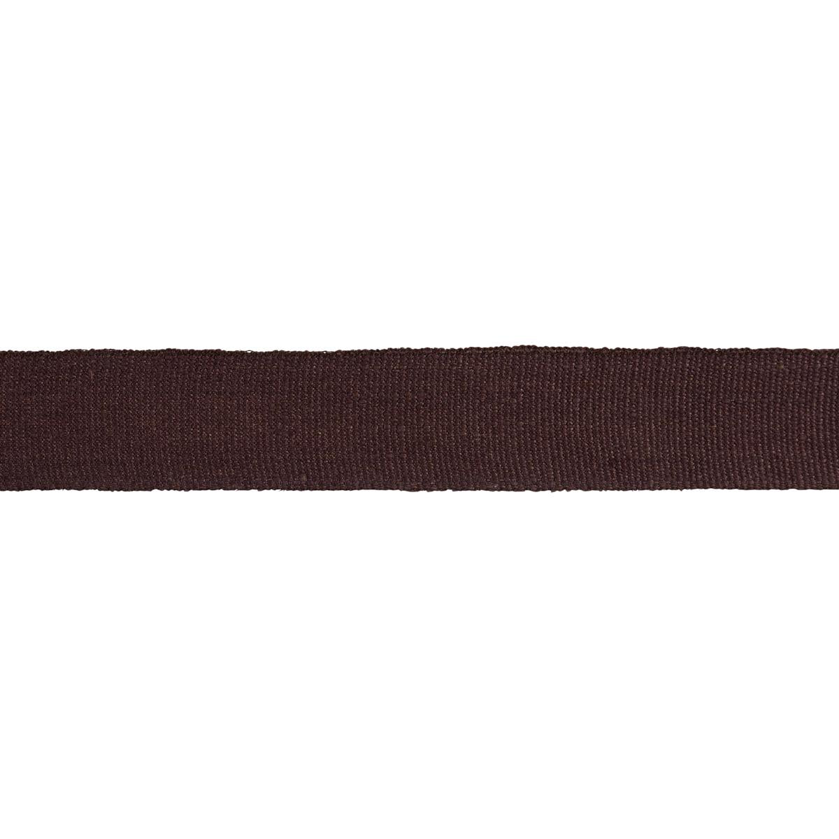 Schumacher Brown Mathias Linen Tape Medium