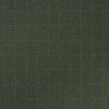 Schumacher Mathias Linen Tape Medium Brown Trim