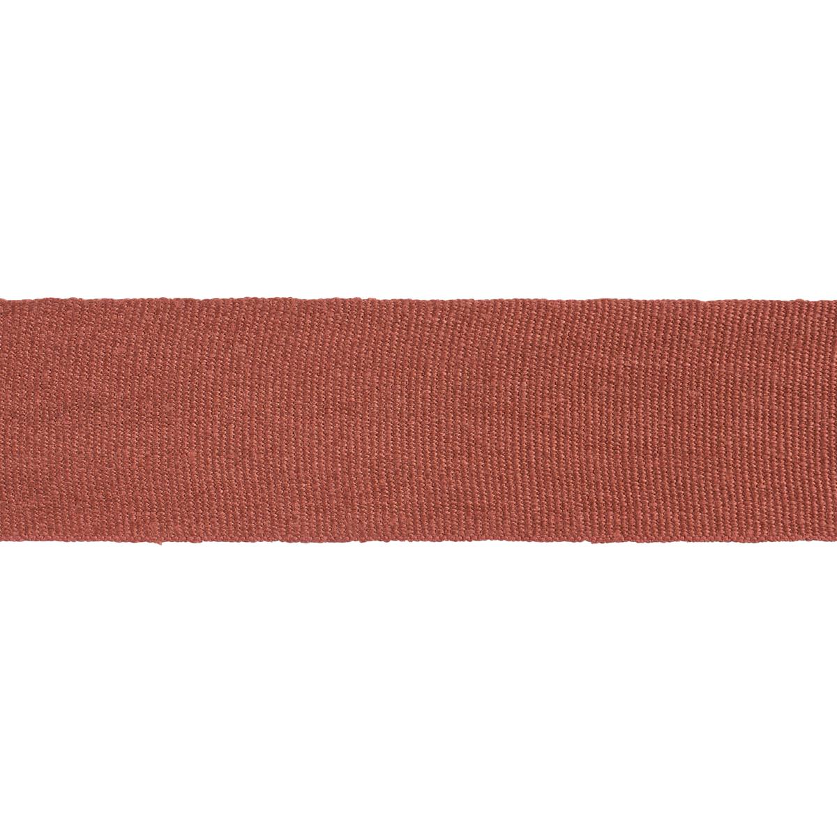 Schumacher Terracotta Mathias Linen Tape Wide