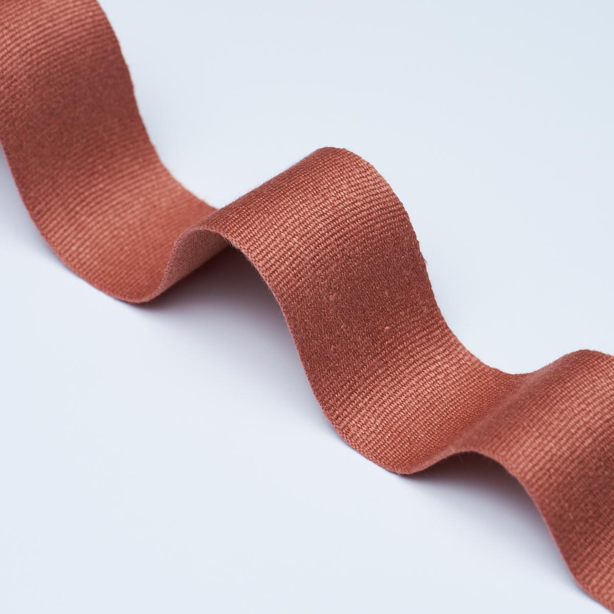 Schumacher Terracotta Mathias Linen Tape Wide