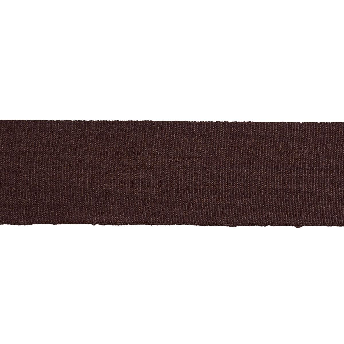 Schumacher Brown Mathias Linen Tape Wide