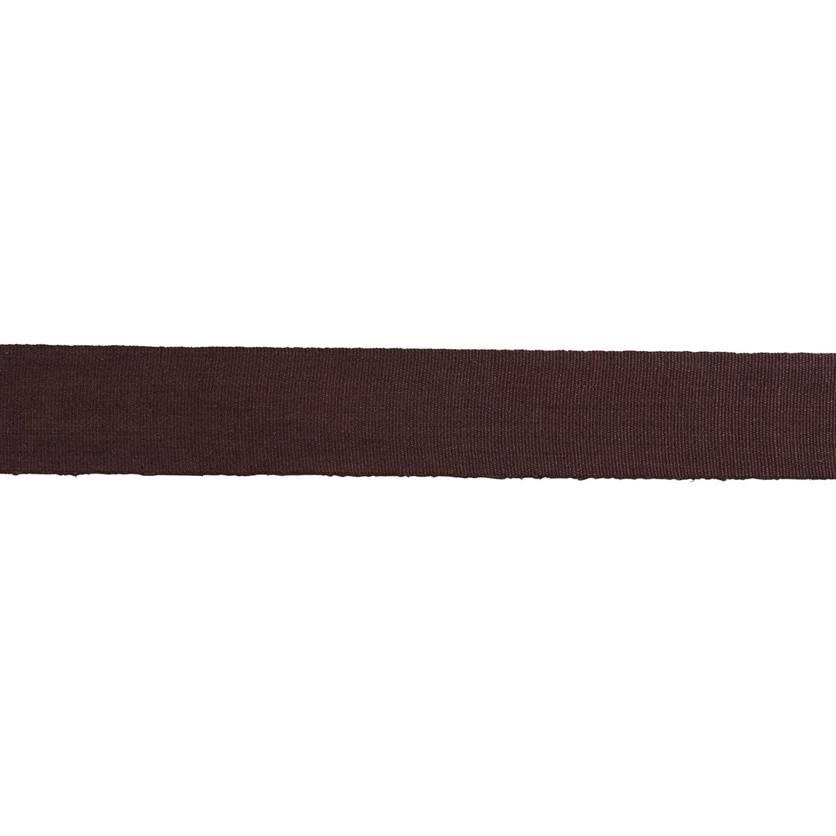 Schumacher Brown Mathias Linen Tape Wide