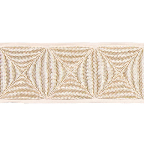 Schumacher Ivory Nautilina Embroidered Tape
