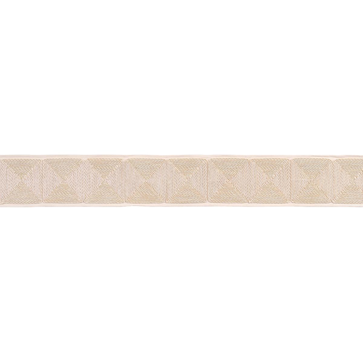 Schumacher Ivory Nautilina Embroidered Tape