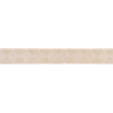 Schumacher Ivory Nautilina Embroidered Tape
