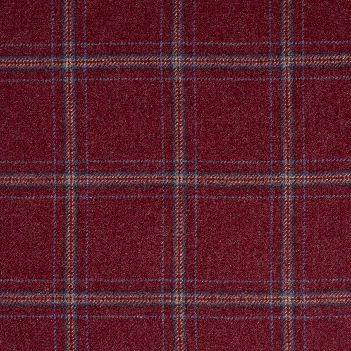 Schumacher Blackburn Merino Plaid Redwood Fabric