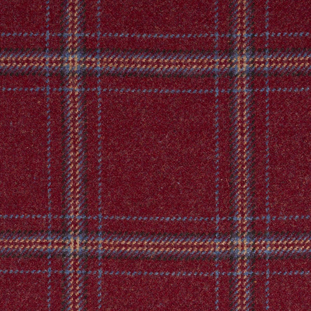Schumacher Blackburn Merino Plaid Redwood Fabric