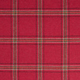 Schumacher Blackburn Merino Plaid Crimson Fabric