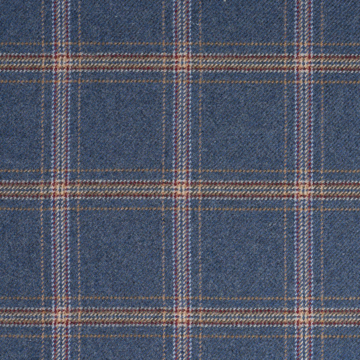 Schumacher Blackburn Merino Plaid Denim Fabric