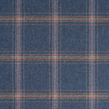 Schumacher Blackburn Merino Plaid Denim Fabric